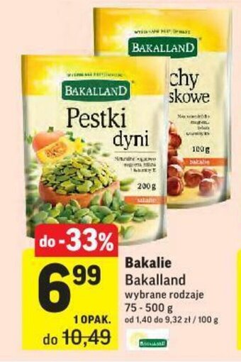 Intermarche Bakalie Bakalland 75-500g oferta