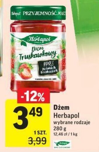 Intermarche Dżem Herbapol 280g oferta
