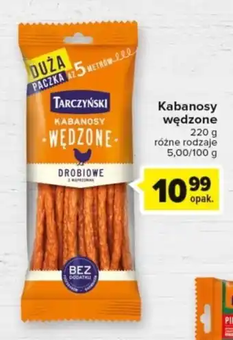 Carrefour Tarczyński Kabanosy wędzone 220 g oferta