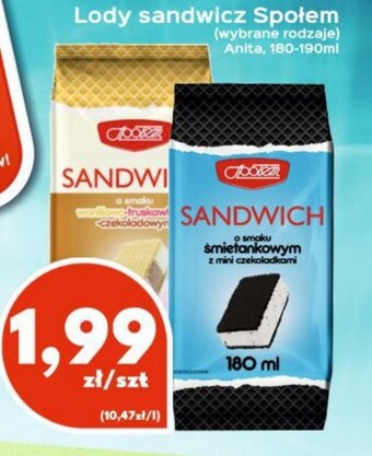 Społem Lody społem oferta