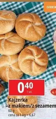 Kaufland Kajzerka z makiem 1 SZT oferta