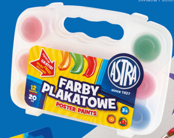 Biedronka Farby plakatowe astra oferta