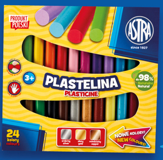 Biedronka Plastelina astra oferta