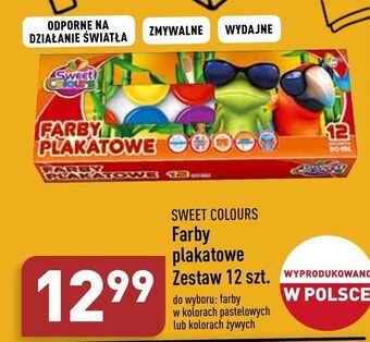 ALDI Farby plakatowe sweet colours oferta