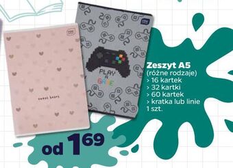Netto Zeszyt a5 60 kartek kratka interdruk oferta