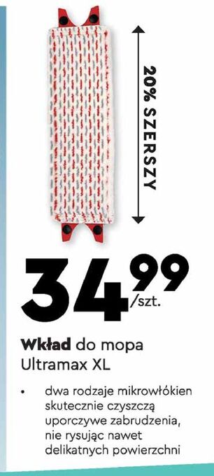 Biedronka Wkład do mopa ultramax vileda oferta