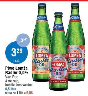 E.Leclerc Piwo łomża radler 0.0% jabłko-wiśnia oferta