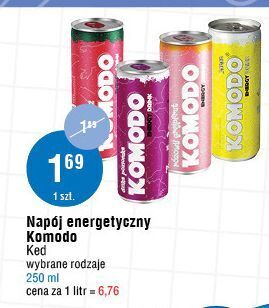 E.Leclerc Napój banana komodo energy drink oferta