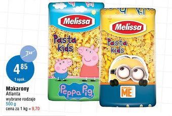 E.Leclerc Makaron dla dzieci peppa melissa pasta kids oferta