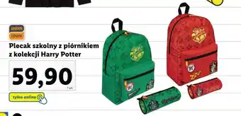 Lidl Under Cover Plecak szkolny z piórnikiem z kolekcji Harry Potter oferta