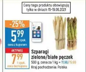 E.Leclerc Szparagi zielone/białe pęczek 500g oferta