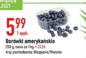 E.Leclerc Borówki amerykańskie 250g oferta