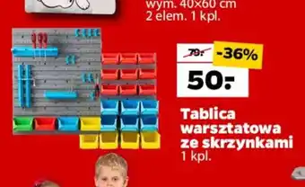 Netto Tablica warsztatowa ze skrzynkami oferta