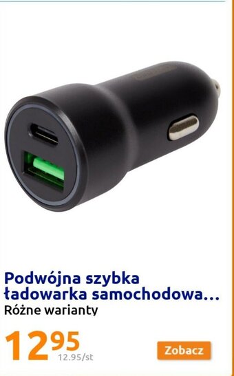 Action Podwójna szybka ładowarka samochodowa... oferta