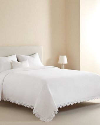 ZARA HOME Poszwa na kołdrę z haftem w kwiaty oferta