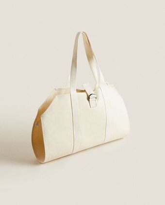 ZARA HOME Płócienna bawełniana torba oferta