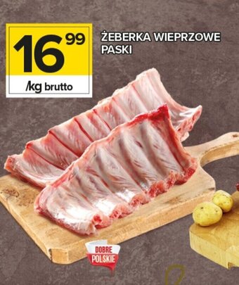 Topaz Żeberka wieprzowe paski 1kg oferta
