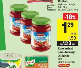 Intermarche Koncentrat pomidorowy 200g oferta