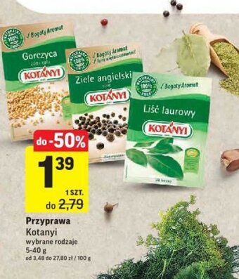 Intermarche Przyprawa Kotanyi 5-40g oferta
