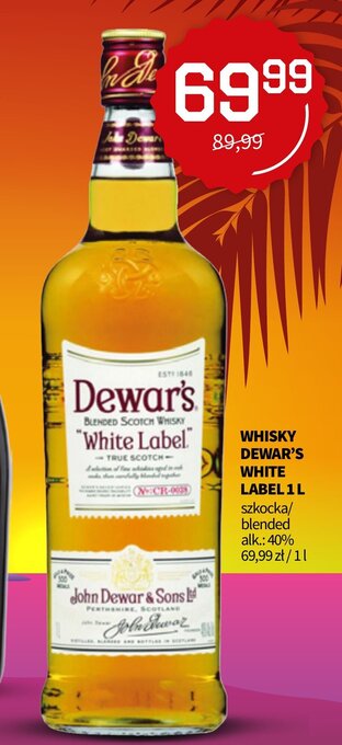 Duży Ben Whisky Dewar's White Label 1 l oferta