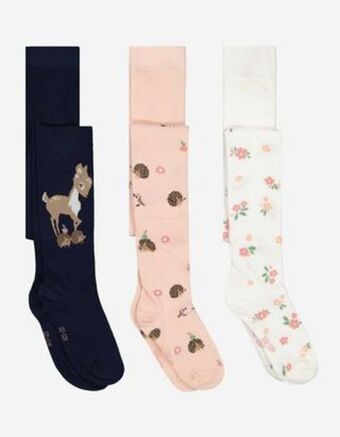 Takko Fashion Dziewczynki rajstopy - 3 szt. w opakowaniu oferta