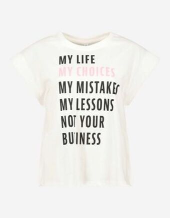 Takko Fashion Dział damski koszulka - nadrukowany napis oferta