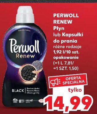 Kaufland Kapsułki do prania perwoll renew black oferta