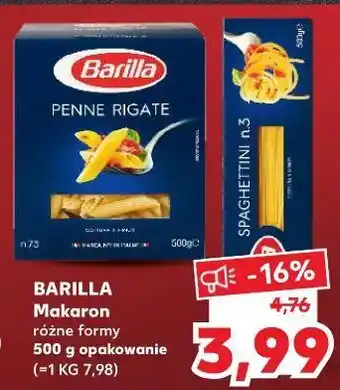 Kaufland Makaron spaghetti no 3 barilla oferta