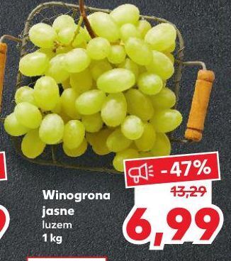 Kaufland Winogrona jasne oferta