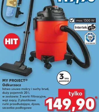 Kaufland Odkurzacz warsztatowy 1300w k-classic myproject oferta