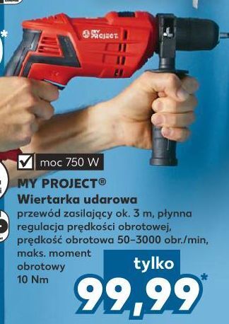 Kaufland Wiertarka udarowa 750 w k-classic myproject oferta