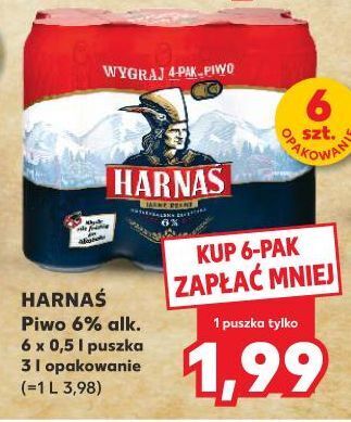 Kaufland Piwo harnaś jasne pełne oferta