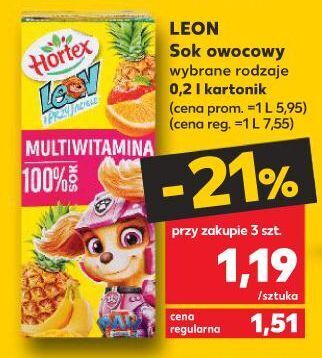 Kaufland Sok multiwitamina hortex leon oferta
