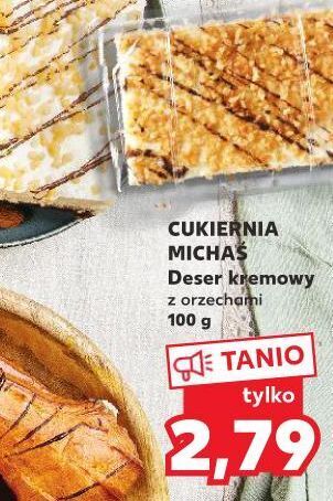 Kaufland Deser kremowy z orzechami cukiernia michaś oferta