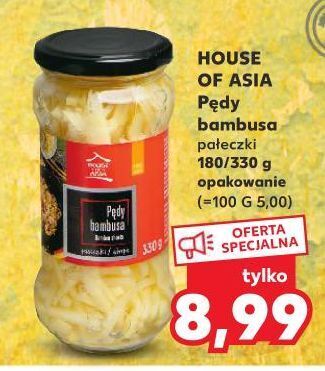 Kaufland Pędy bambusa w paseczkach house of asia oferta