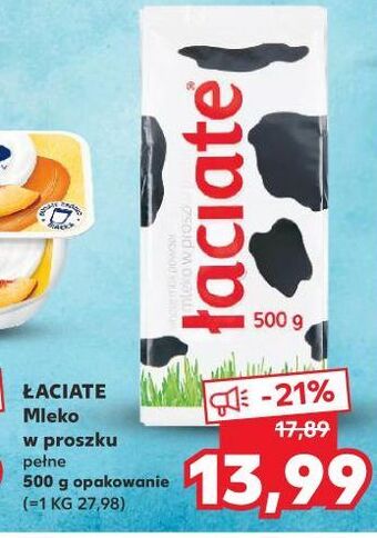 Kaufland Mleko w proszku łaciate oferta