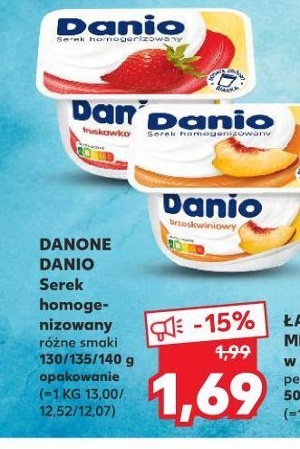 Kaufland Serek truskawka danone danio oferta