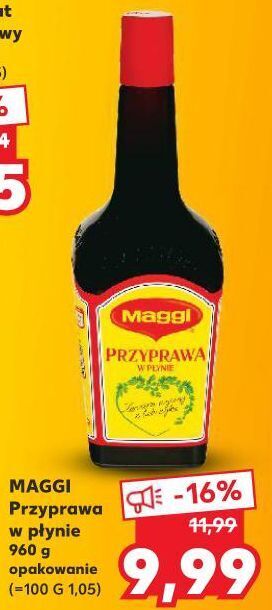 Kaufland Przyprawa w płynie winiary maggi oferta