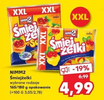 Kaufland Żelki owocowe nimm2 śmiejżelki sokki oferta