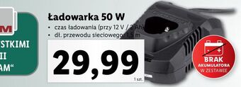 Lidl Ładowarka 50 w parkside oferta