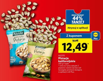Lidl Alesto Pistacje kalifornijskie 250 g oferta