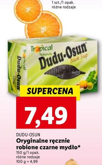 Mydło czarne afrykańskie dudu-osun