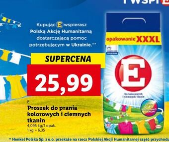 Lidl Proszek do prania kolorowych i ciemnych tkanin e oferta