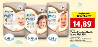 Lidl Pieluchomajtki 5 junior lupilu pants premium oferta