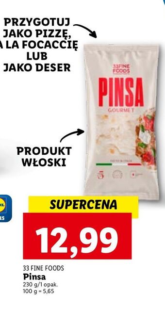 Pinsa 33 fine foods