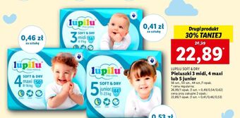 Lidl Pieluszki midi 3 lupilu soft & dry oferta