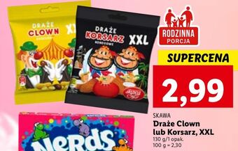Lidl Draże korsarz xxl skawa oferta