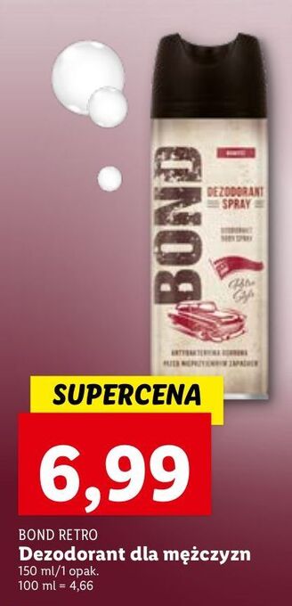 Lidl Dezodorant bond retro oferta
