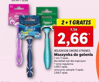 Lidl Maszynka do golenia wilkinson xtreme 3 ultimate plus oferta