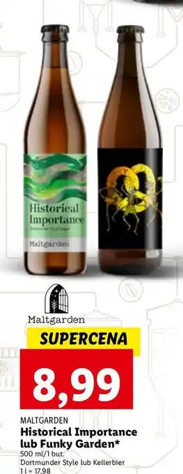 Lidl Piwo maltgarden historical importance oferta